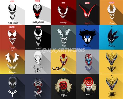 all venom symbiotes